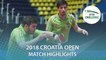 2018 Croatia Open Highlights I Adam Szudi-Nandor E. vs Sun Chia-Hung-Peng Wang-Wei (Final)