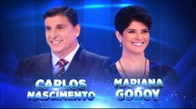Chamada Programa Silvio Santos - Jogo 3 Pistas com Nacimento e Mariana Godoy 15/04/18