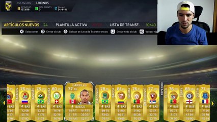 SOBRES DE 100.000 MONEDAS - BUSCANDO TOTYS - FUT 15