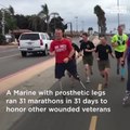 This Double-Amputee Ran 31 Marathons in 31 Days