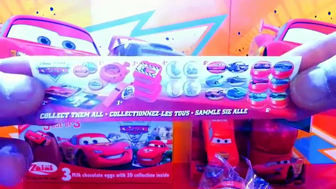 Cars Chocolate Surprise Eggs, Plastic Egg, Charer Egg Cup