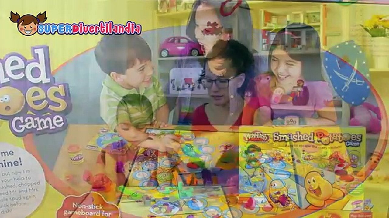 Rejugando a Patatas Aplastadas en SUPERDivertilandia. Play Doh Smashed Potatoes Game!