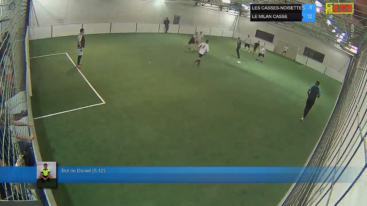 But de Daniel (5-12) - LES CASSES-NOISETTES Vs LE MILAN CASSE - 16/04/18 21:00 - LIGUE 3