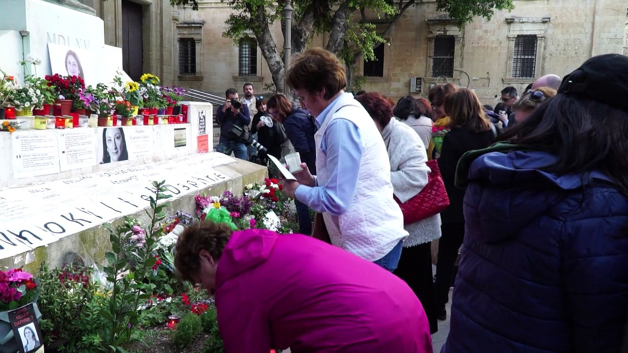 Malta marks sixth months since journalist's murder