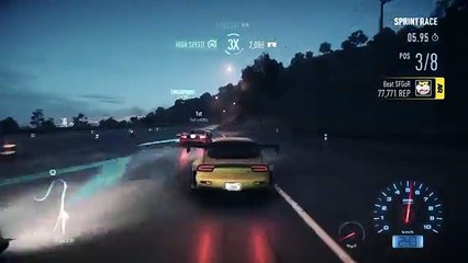 Need for Speed new - Mazda RX7 Initial D - 886 HP Build !!! (Gameplay)