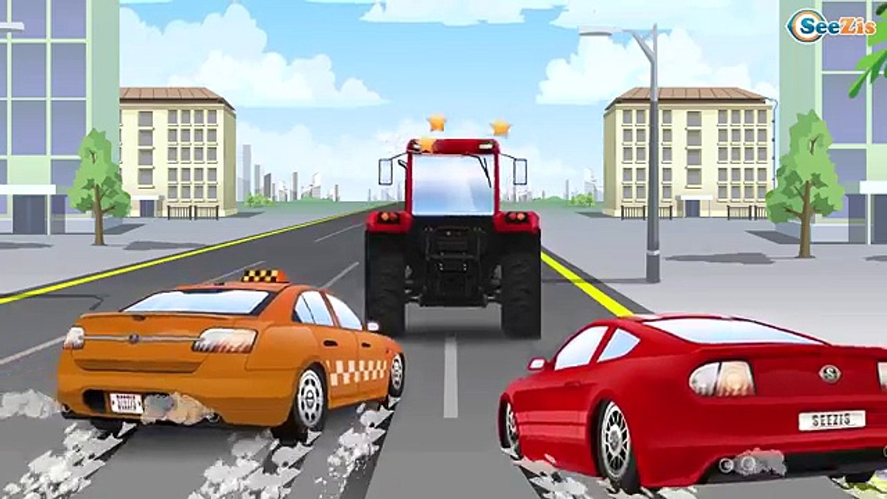 La journée du tracteur | Dessiné animé en français pour les enfants