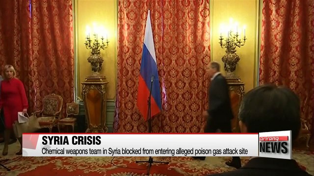 U.S. accuses Syria, Russia of trying to tamper with alleged chemical weapon attack site