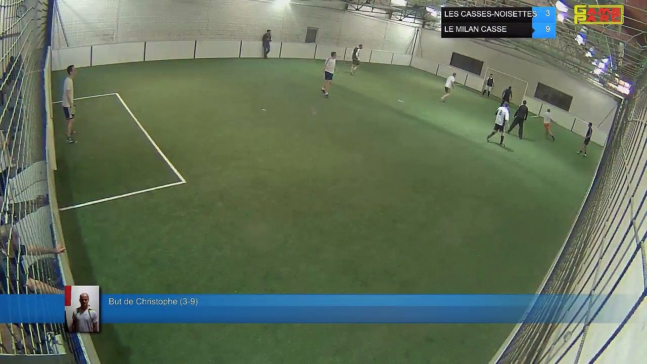But de Christophe  (3-9) - LES CASSES-NOISETTES Vs LE MILAN CASSE - 16/04/18 21:00 - LIGUE 3