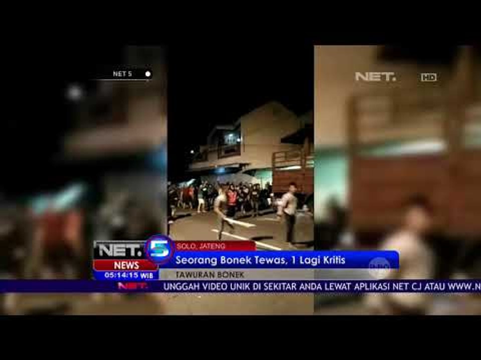 Seorang Bonek Tewas, 1 lagi Kritis Akibat Bentrok Dengan Warga Di Solo NET5