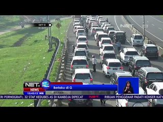 Aturan Ganjil Genap Berlaku di Gerbang Tol Cibubur 2 - NET 12