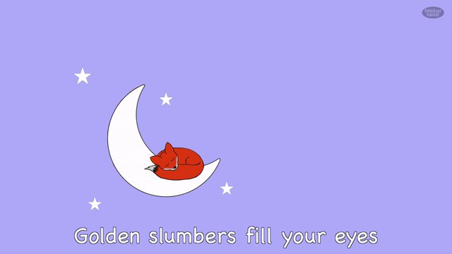 Golden Slumbers | NURSERY RHYME | RainbowRabbit | (Official Video)