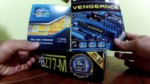 Unboxing: Intel Core i7 2600k / Corsair Vengeance 1600mhz / Asus P8Z77-M / HD