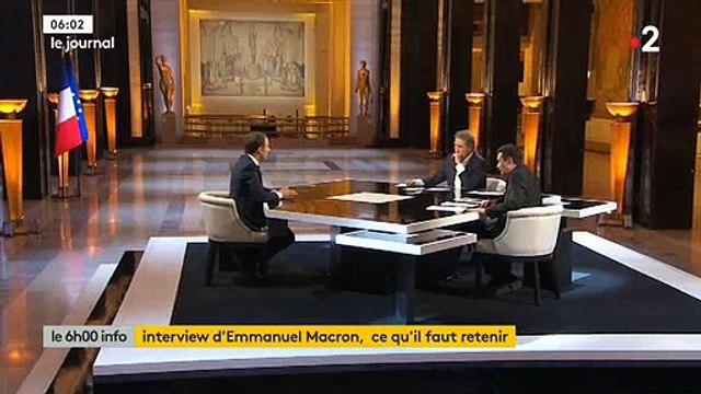 Résumé interview Emmanuel Macron face à Edwy Plenel et Jean-Jacques Bourdin