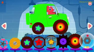 Car Driving for Kids Truck Driver | Monster Truck, Ambulance, Dinosaur Cartoons Videos for Children