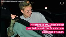 Justin Bieber Defends Woman Being Attacked By Man