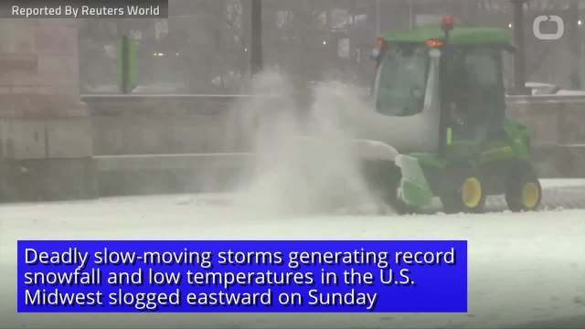 Storms Head East After Blanketing Midwest