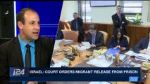 i24NEWS DESK | Israel: Court orders migrant release from prison | Monday, April 16th 2018
