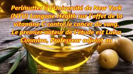 la vitamine C empêche les cellules souches leucémiques de se multiplier