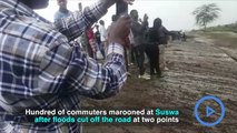 Hundreds of commuters stranded at Suswa