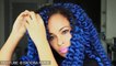 Natural hair | How to: OMBRE BLUE Crochet Braids!