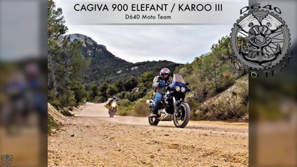 Test off road CAGIVA 900 ELEFANT / Metzeler Karoo 3