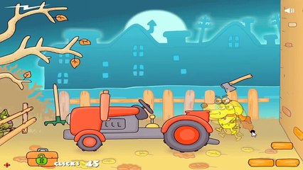 Мультик игра для детей коты Зомби ./Cartoon game for kids cats Zombies .