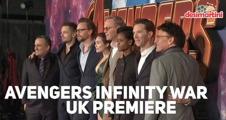 Avengers: Infinity War UK PREMIERE