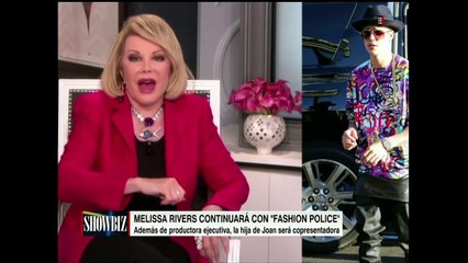 Melissa Rivers continuará con "Fashion police"