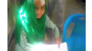 Kashmiri girl appears in exam despite being injured by Indian firing on LOC