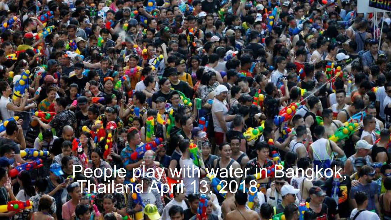 Thailand's Songkran water festival