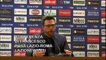 Lazio-Roma, la conferenza post gara di Di Francesco