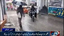 Light drizzle across country turns weather pleasant