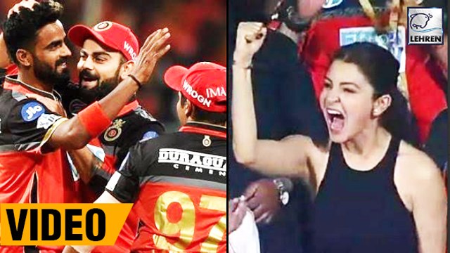 Anushka Sharma Hooting & Cheering For Virat Kohli During IPL