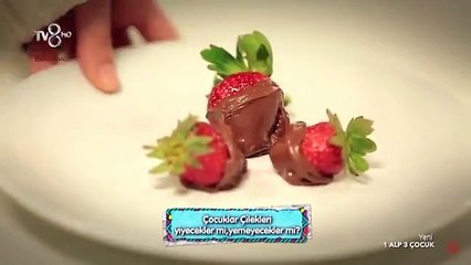 Bir çocuk, çikolatalı çileğe kaç dakika "Hayır" diyebilir?