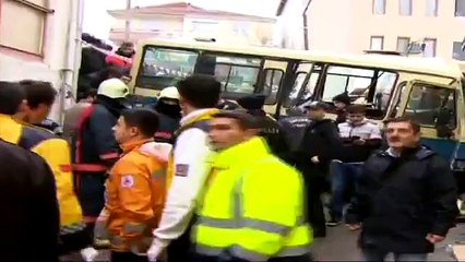 Sarıyer’deki minibüs kazasının görüntüleri ortaya çıktı