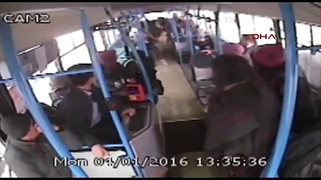Üşüyen sokak köpeği, ısınmak için belediye otobüsüne bindi