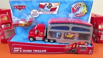 CARS MACK TRUCK DIP & DUNK COLOR CHANGERS TRAILER LIGHTNING MCQUEEN COLOR SHIFTERS