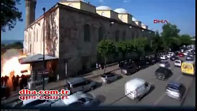 Bursa'daki patlama anının görüntüleri ortaya çıktı