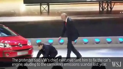 Volkswagen&#39;e protesto: Kimse sorun bulmadığı takdirde problem yok!