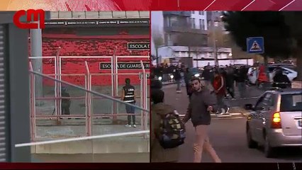 VIDEO: Tiros, detenções e feridos: grande confusão junto ao Estádio da Luz