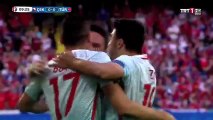 EURO 2016'da Türkiye'nin ilk golünü Burak Yılmaz attı