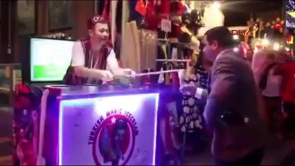 Mr. Bean ile Türk dondurmacı böyle ‘kapıştı’