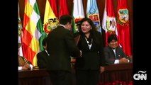 Le quitaron el saludo a Evo Morales