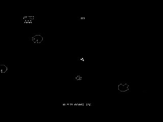 Asteroids sur console Atari