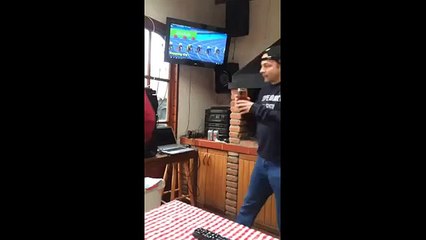 Bira içerek Usain Bolt&#39;u geçen adam!