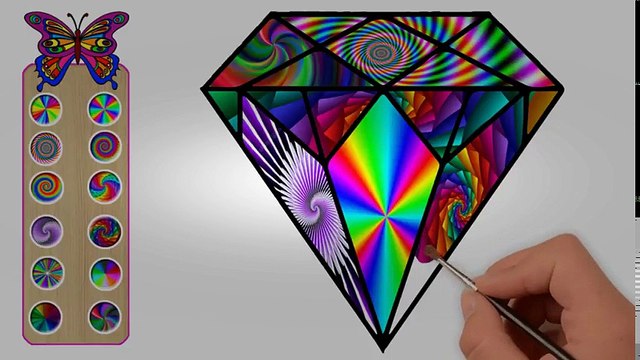 How to Draw Diamonds Coloring pages and drawing | Coloring Teaching |Coloring and drawing kids | Educational child channel