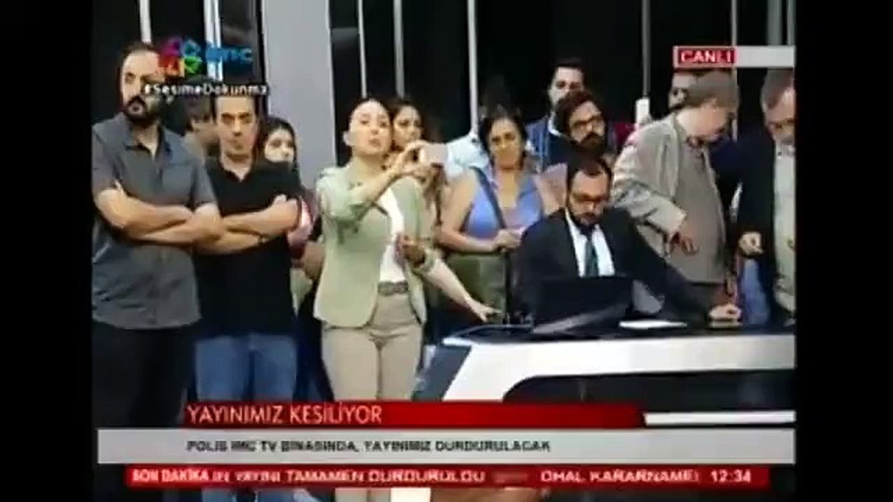 İMC TV ve Hayatın Sesi TV'nin ekranı polis baskınıyla karartıldı!