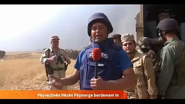 Başika'da canlı yayın sırasında patlama