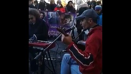 Bakırköy Cezaevi önünde konserle Özgürlük Nöbeti