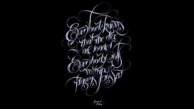 Everybody knows - Leonard Cohen